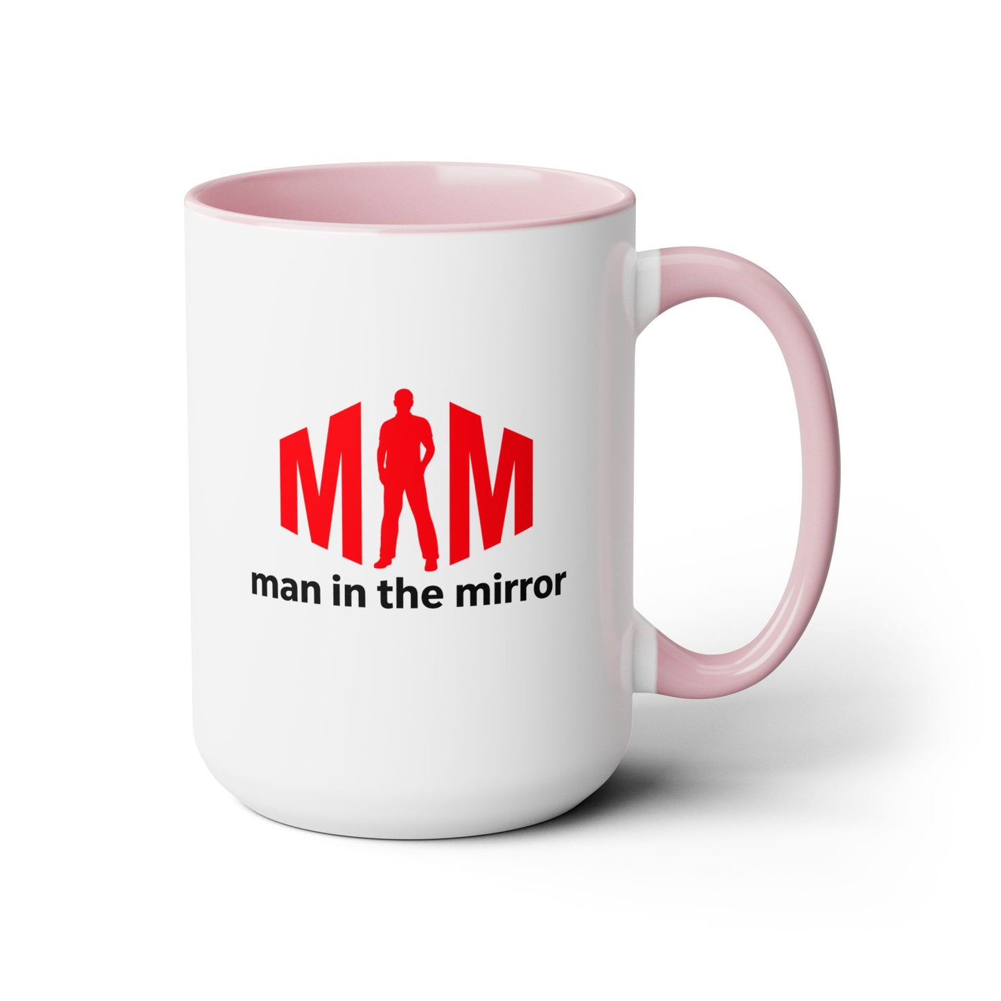 Man in the Mirror - Two-Tone Coffee Mug 15oz