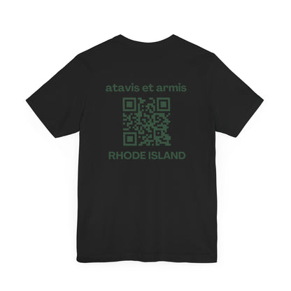 MHOSLJ Rhode Island T-Shirt - Large Cross Front and QR Back