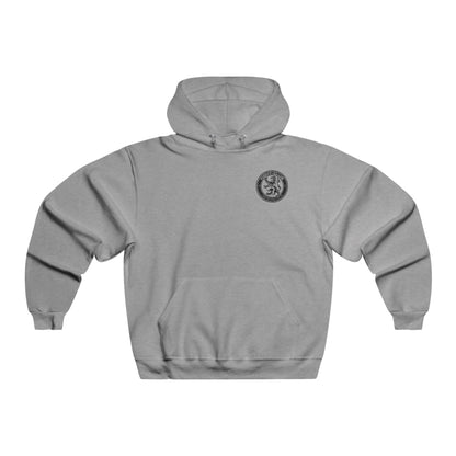 Fight Club Hooded Sweatshirt - Logo Front and Cross Back