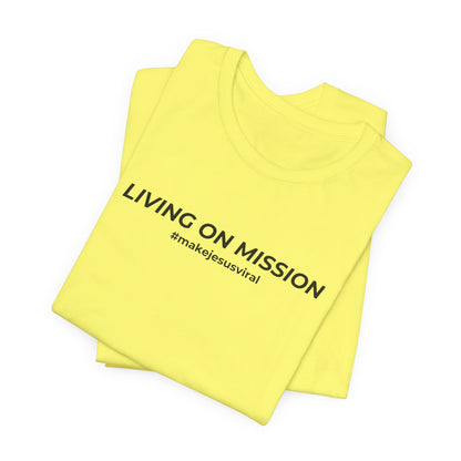 HDUB Cross Living on Mission Philippians 4:13 T-Shirt