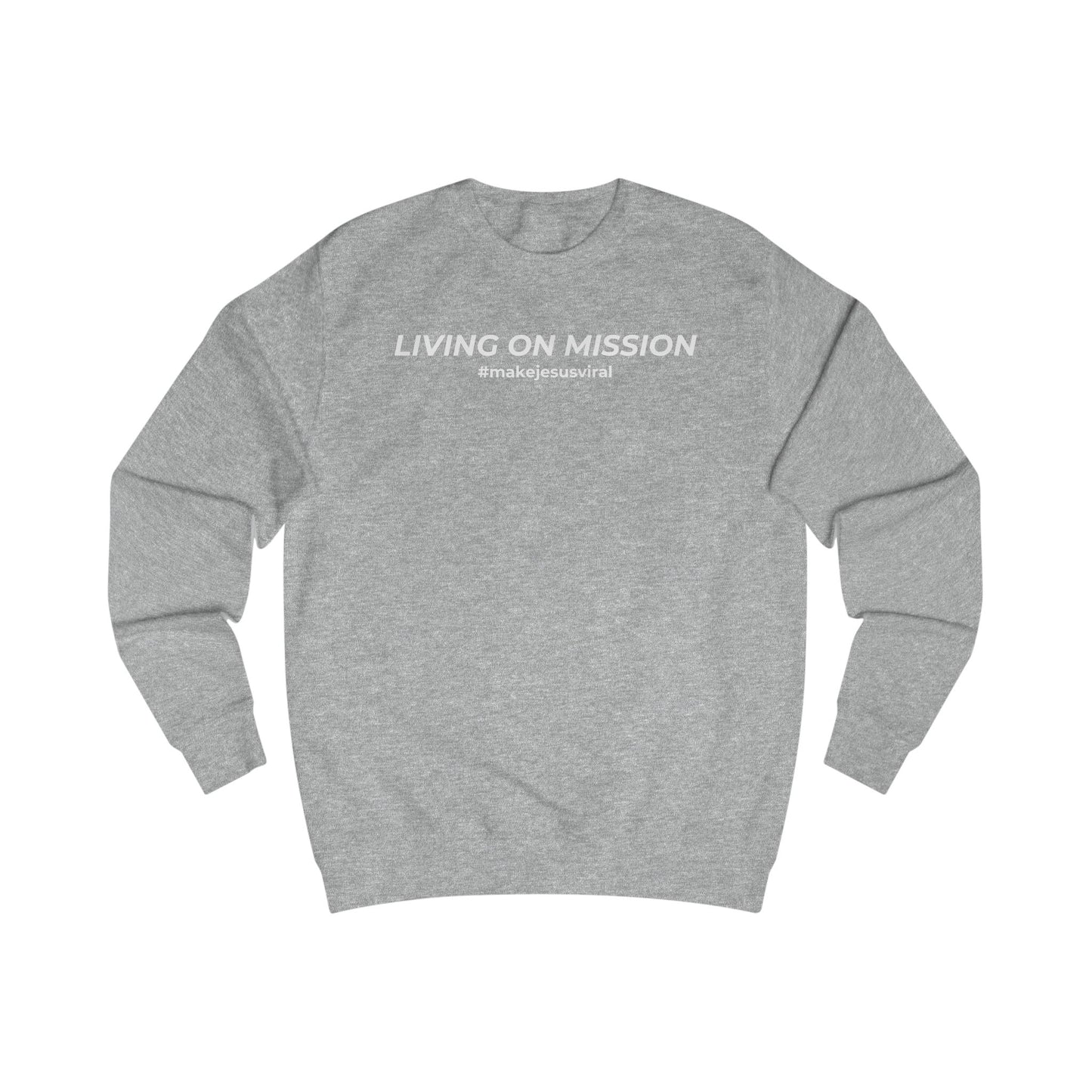 HDUB Cross Living on Mission Philippians 4:13 Sweatshirt