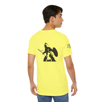 Fight Club T-Shirt - Cross Front, Jeremiah 29:11 Knight Back, and FC Sleeve