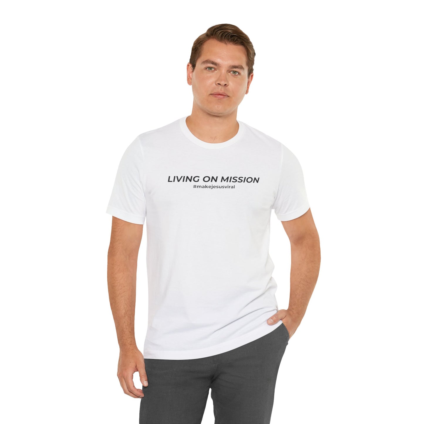 HDUB Cross Living on Mission Philippians 4:13 T-Shirt