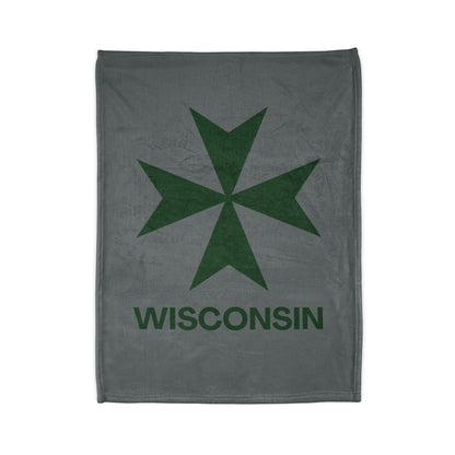MHOSLJ Wisconsin Throw Blanket