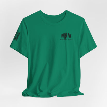 Man in the Mirror - Front MIM Logo with QR on Sleeve and How Can I Pray For You on back