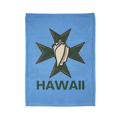 MHOSLJ Hawaii Throw Blanket - Blue