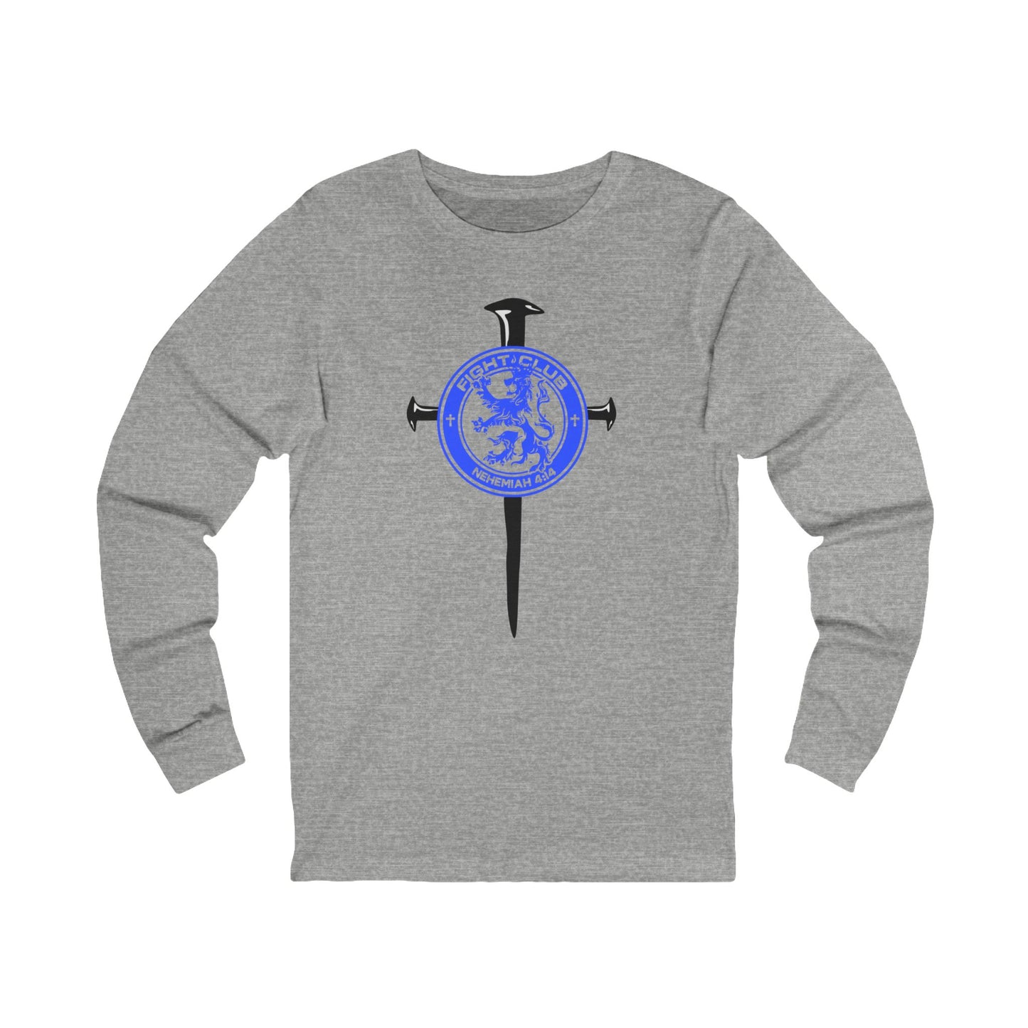 Fight Club Long Sleeve T-Shirt - Logo Cross Front