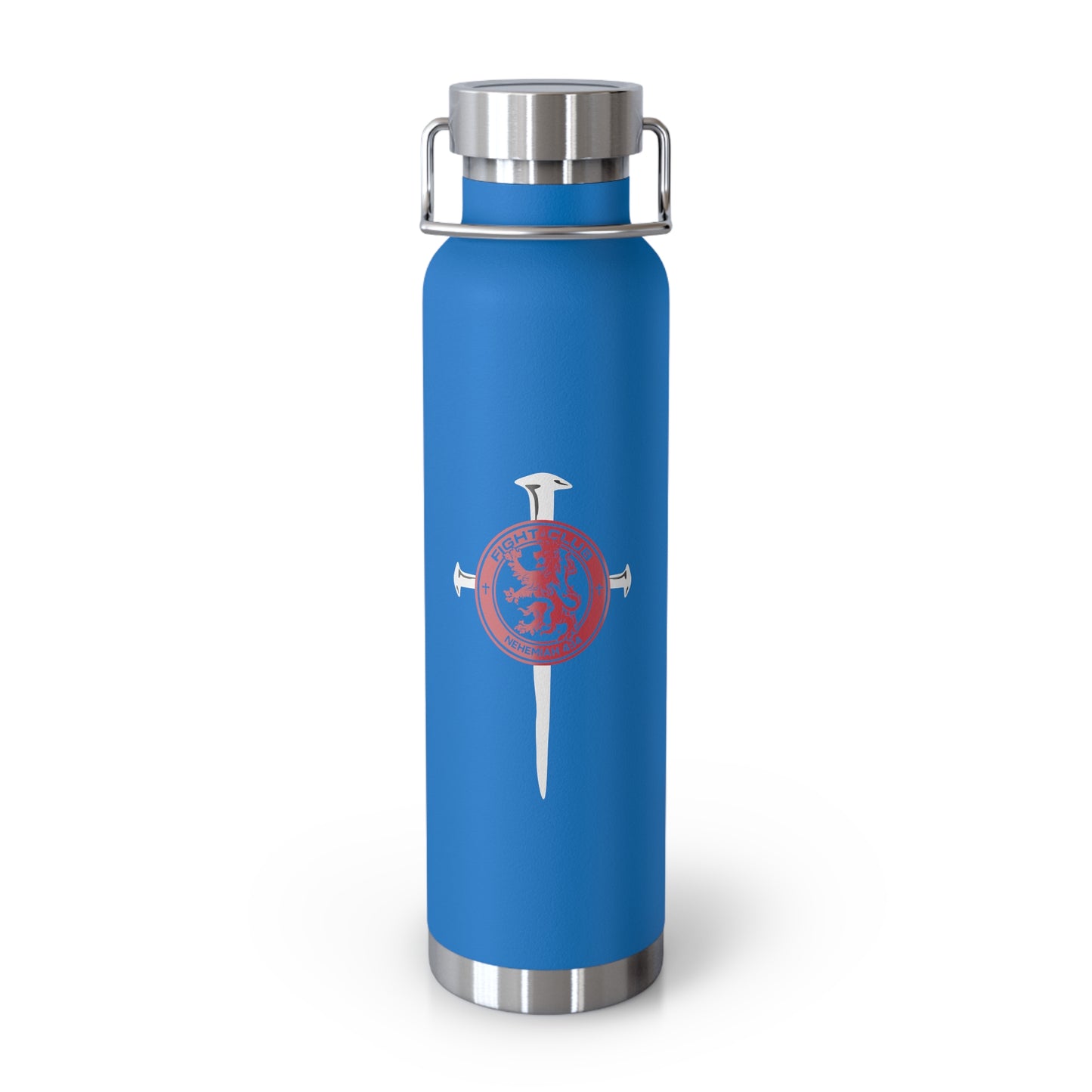 Fight Club Copper Vacuum Insulated Bottle, 22oz - Logo Cross