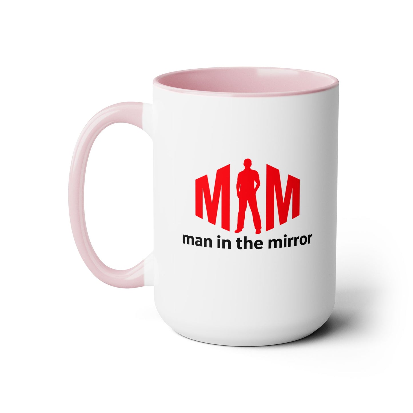 Man in the Mirror - Two-Tone Coffee Mug 15oz