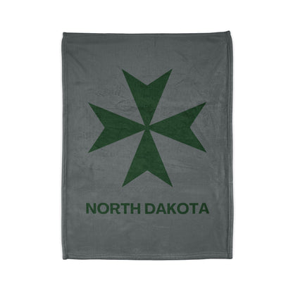 MHOSLJ North Dakota Throw Blanket