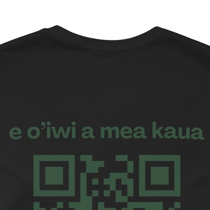 MHOSLJ Hawaii T-Shirt - Large Badge Front and QR Back