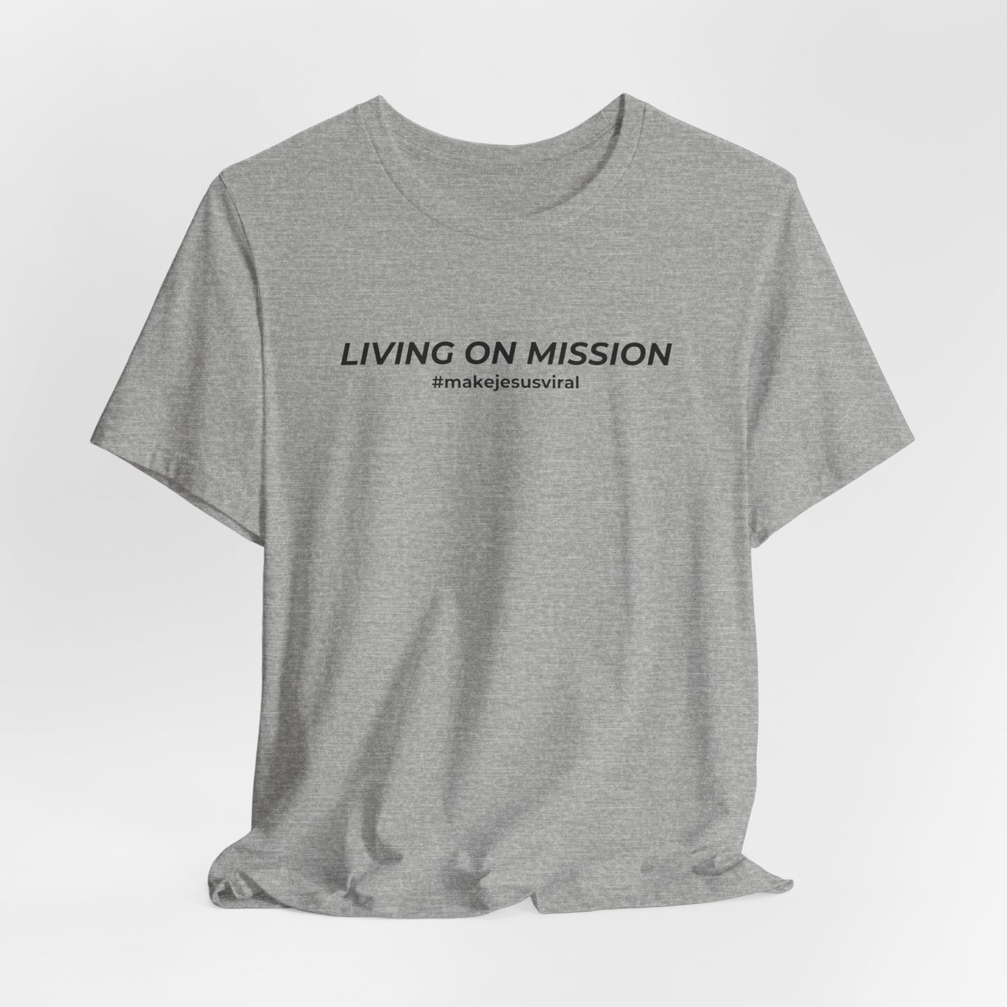 HDUB Cross Living on Mission Philippians 4:13 T-Shirt