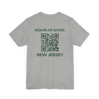 MHOSLJ New Jersey T-Shirt - Large Cross Front and QR Back