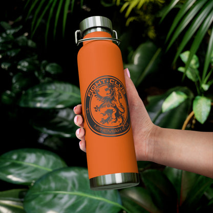 Fight Club Copper Vacuum Insulated Bottle, 22oz - Logo