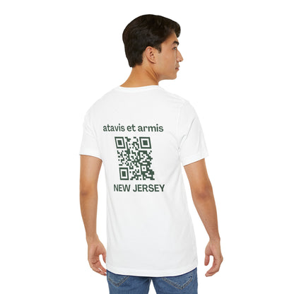 MHOSLJ New Jersey T-Shirt - Large Cross Front and QR Back