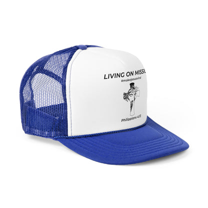 HDUB Cross Living on Mission Trucker Hat