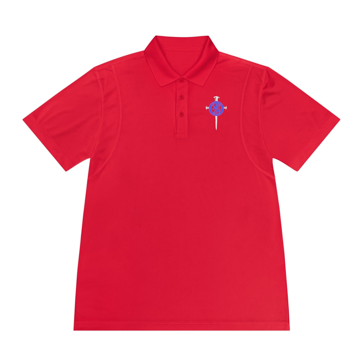 Fight Club Men's Sport Polo Shirt - Logo Cross