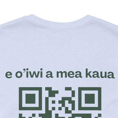 MHOSLJ Hawaii T-Shirt - Large Badge Front and QR Back