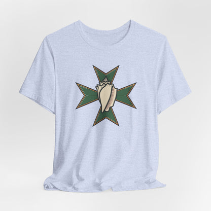 MHOSLJ Hawaii T-Shirt - Large Badge Front and QR Back
