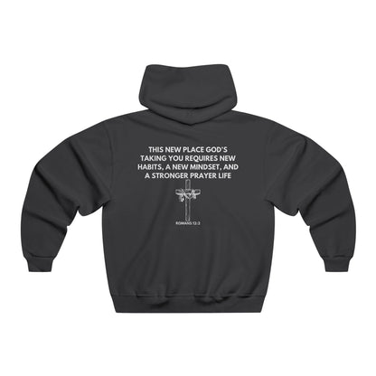 Fight Club Hooded Sweatshirt - Logo Front and Habits Mindset Prayer Back