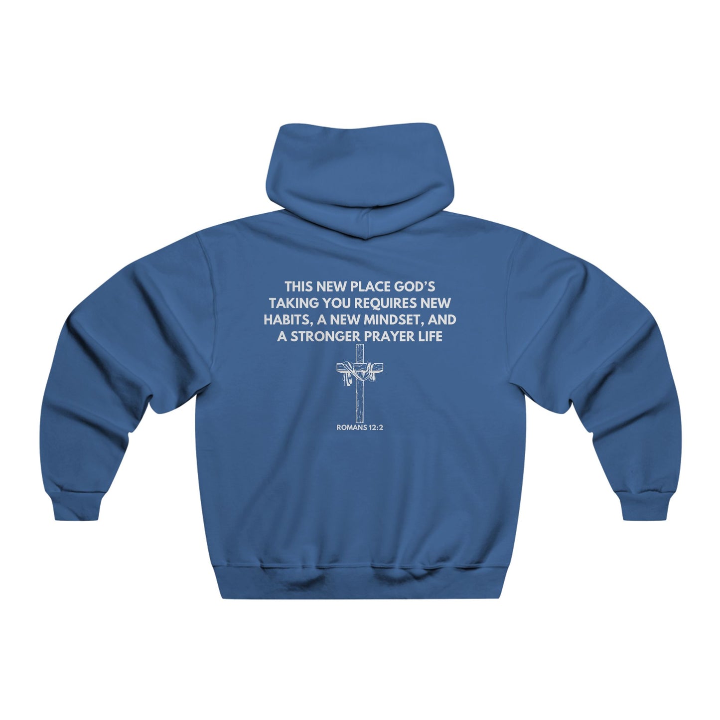 Fight Club Hooded Sweatshirt - Logo Front and Habits Mindset Prayer Back