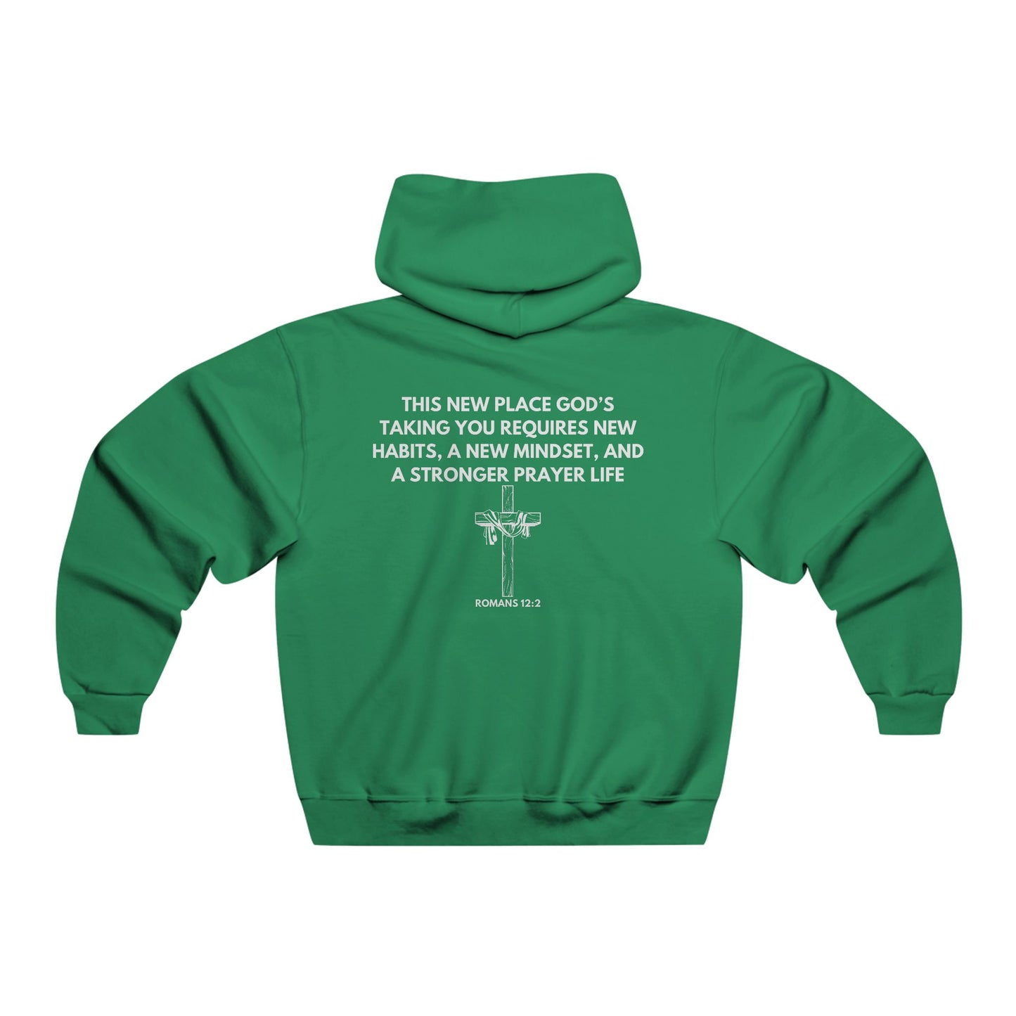 Fight Club Hooded Sweatshirt - Logo Front and Habits Mindset Prayer Back