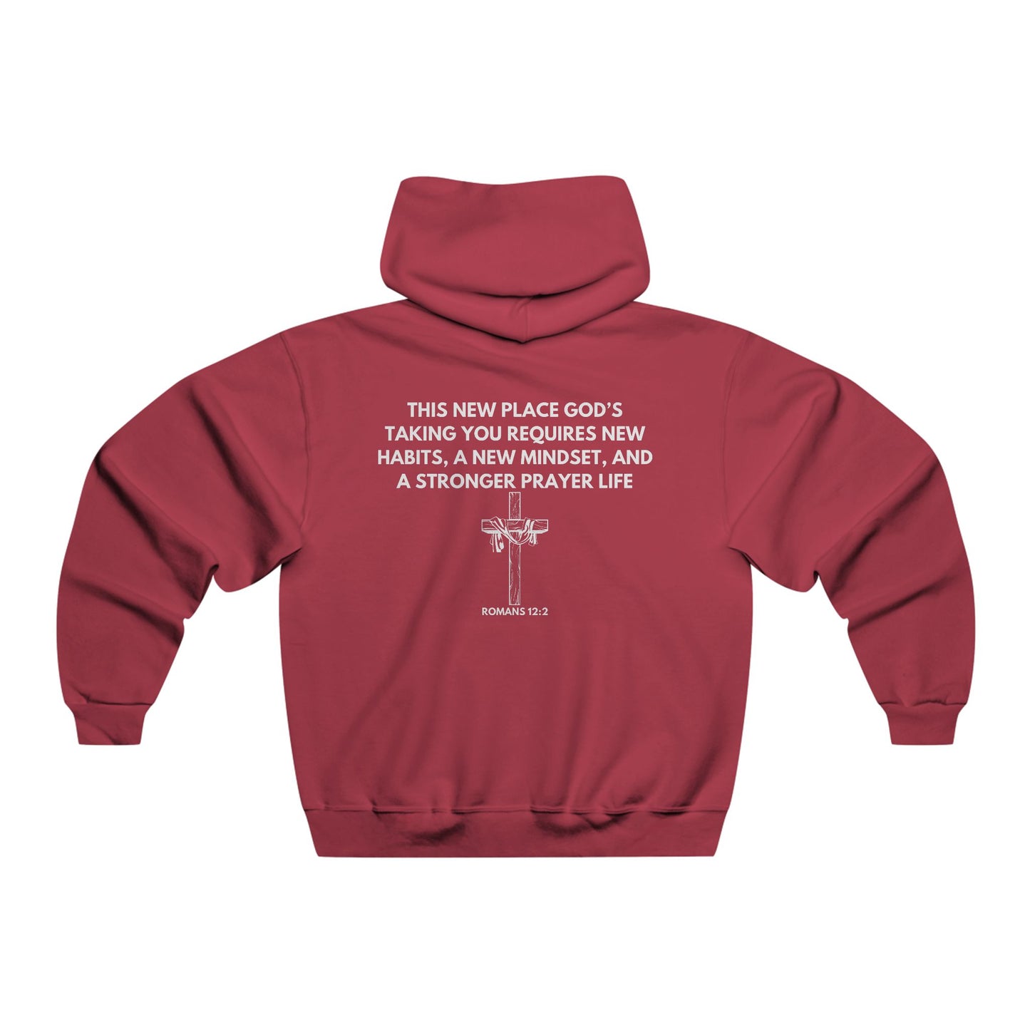 Fight Club Hooded Sweatshirt - Logo Front and Habits Mindset Prayer Back