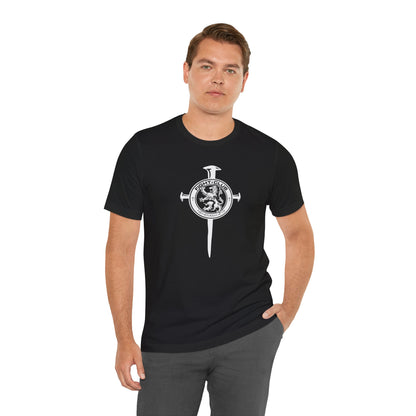 Fight Club T-Shirt - Front Cross and QR Back