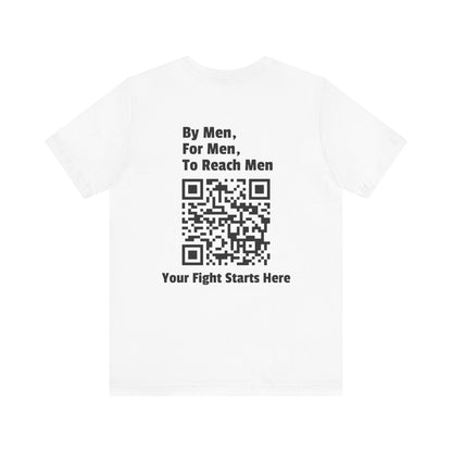 Fight Club T-Shirt - Front Cross and QR Back