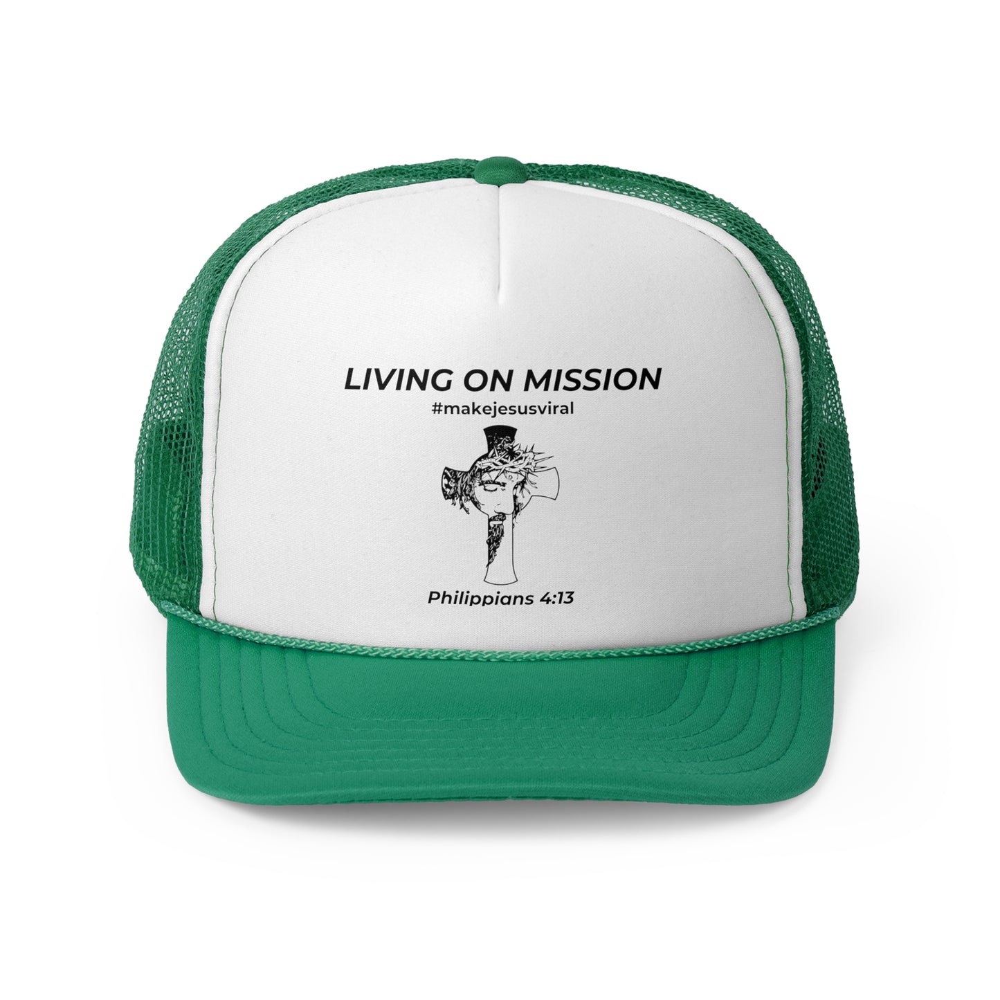 HDUB Cross Living on Mission Trucker Hat