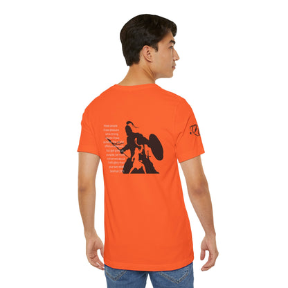 Fight Club T-Shirt - Cross Front, Jeremiah 29:11 Knight Back, and FC Sleeve