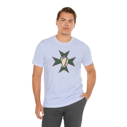 MHOSLJ Hawaii T-Shirt - Large Badge Front and QR Back
