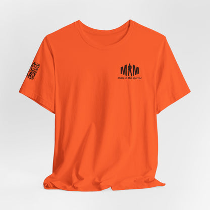 Man in the Mirror - Front MIM Logo with QR on Sleeve and How Can I Pray For You on back