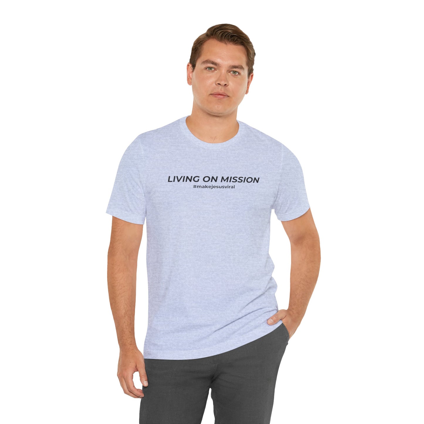 HDUB Cross Living on Mission Philippians 4:13 T-Shirt