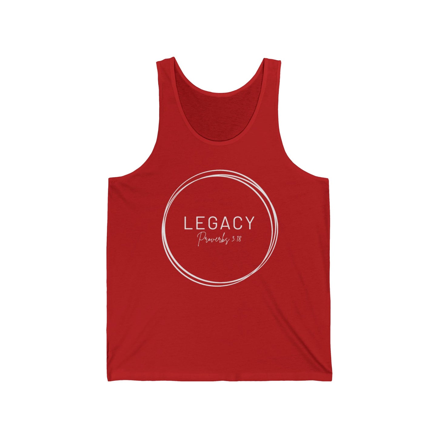 Legacy Circle Flowy Racerback Unisex Tank