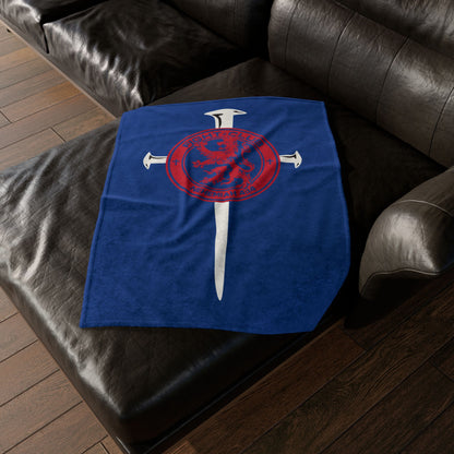 Fight Club Throw Blanket - Logo Cross