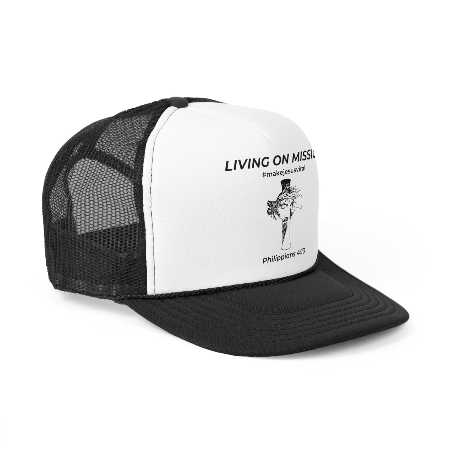 HDUB Cross Living on Mission Trucker Hat