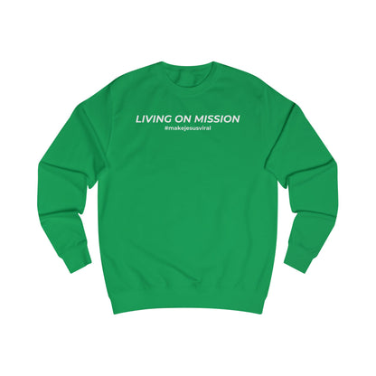 HDUB Cross Living on Mission John 3:16 Sweatshirt