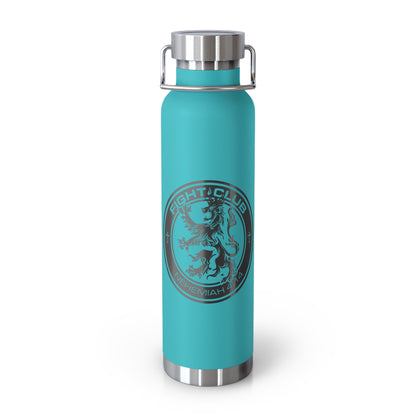 Fight Club Copper Vacuum Insulated Bottle, 22oz - Logo