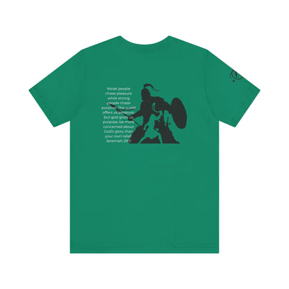 Fight Club T-Shirt - Cross Front, Jeremiah 29:11 Knight Back, and FC Sleeve