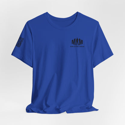 Man in the Mirror - Front MIM Logo with QR on Sleeve and How Can I Pray For You on back