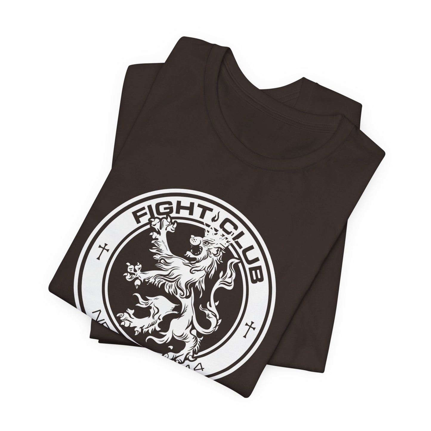 Fight Club T-Shirt - Logo Front, Cross Back, and QR Sleeve