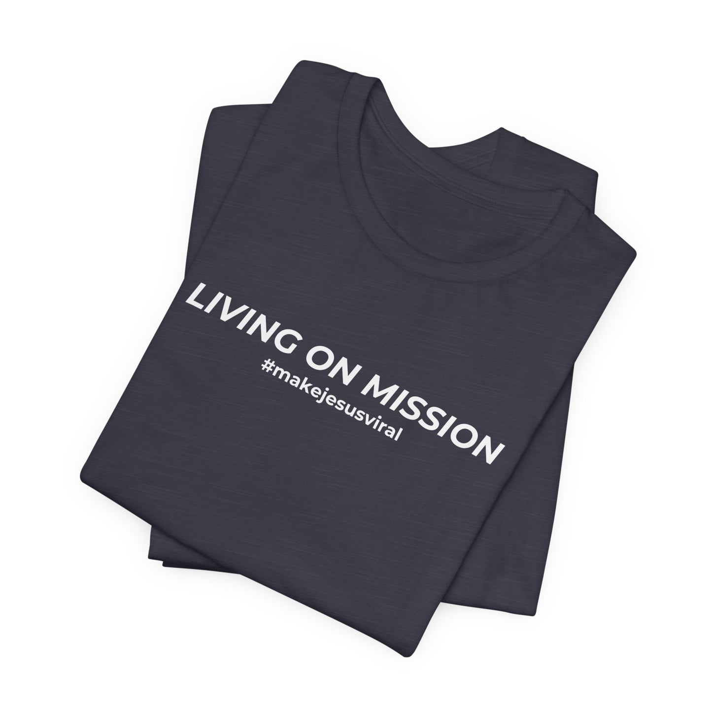 HDUB Cross Living on Mission Philippians 4:13 T-Shirt