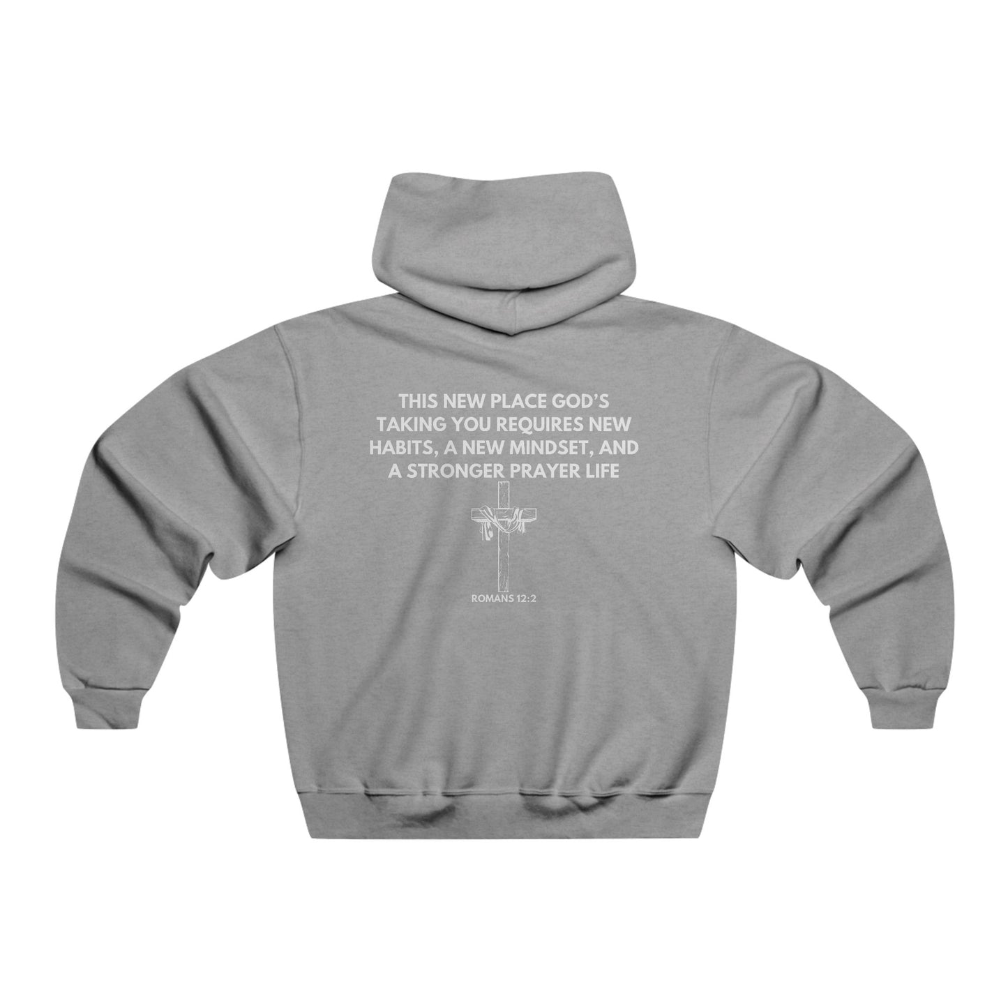 Fight Club Hooded Sweatshirt - Logo Front and Habits Mindset Prayer Back