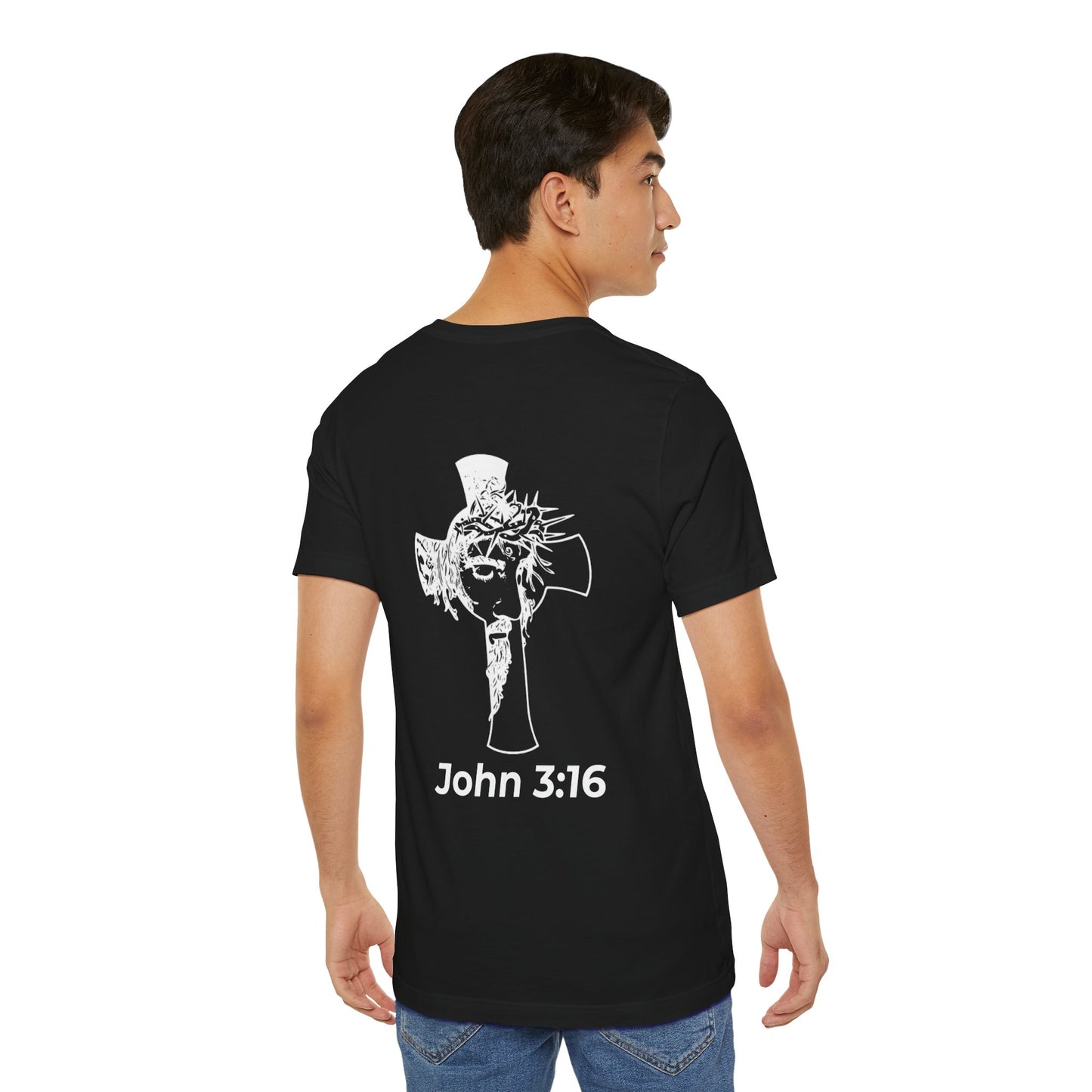 HDUB Cross Living on Mission John 3:16 T-Shirt