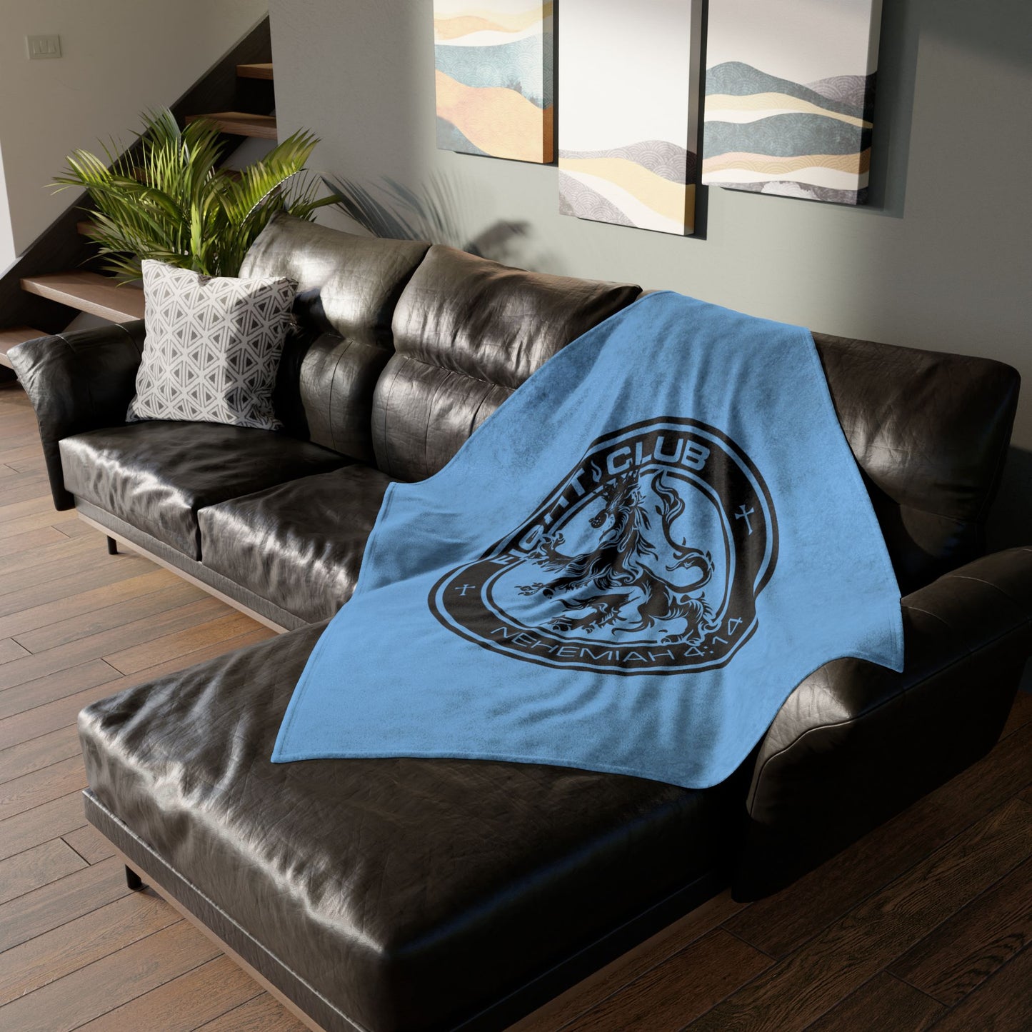 Fight Club Throw Blanket - Logo