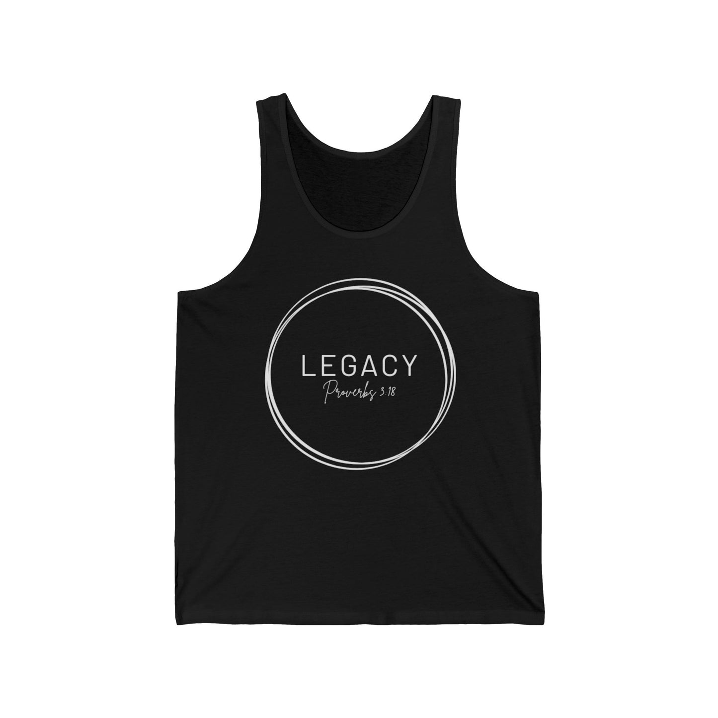 Legacy Circle Flowy Racerback Unisex Tank