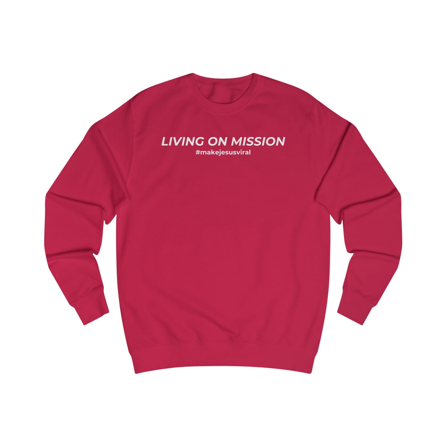 HDUB Cross Living on Mission Philippians 4:13 Sweatshirt