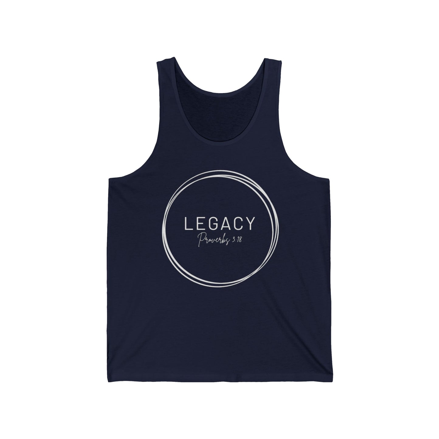 Legacy Circle Flowy Racerback Unisex Tank