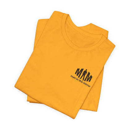 Man in the Mirror - Front MIM Logo with QR on Sleeve and How Can I Pray For You on back